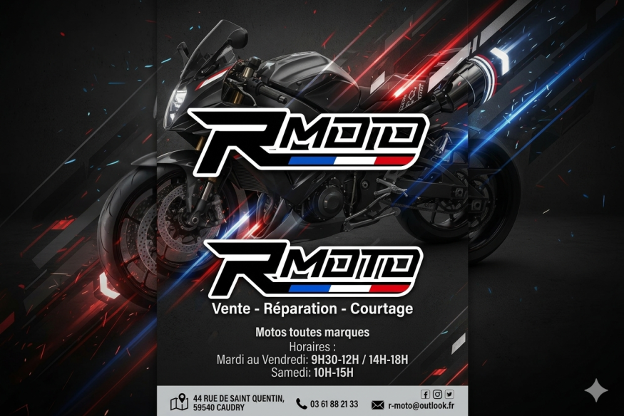Nouveau à Caudry : RMoto ouvre ses portes !