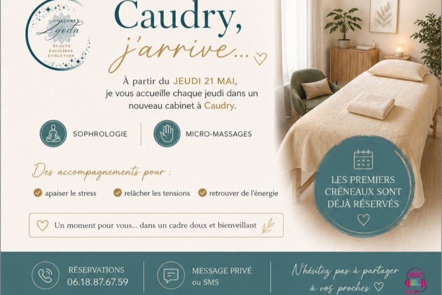 Bien-être : Un nouveau cabinet de sophrologie et micro-massages ouvre à Caudry