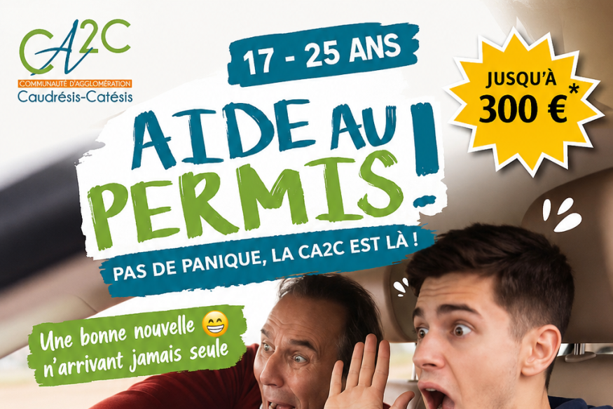 Coup de pouce : Le permis de conduire à prix réduit pour les jeunes du Caudrésis-Catésis