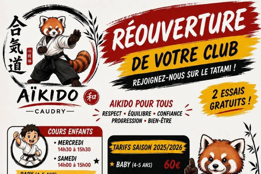 Aïkido Caudry : le club fait sa rentrée et rouvre ses portes pour la saison 2025/2026